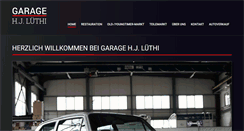 Desktop Screenshot of garage-hjluethi.ch