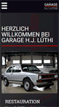 Mobile Screenshot of garage-hjluethi.ch